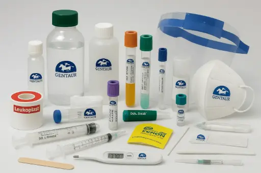 Lab coat men 65% PE - 35% cotton black